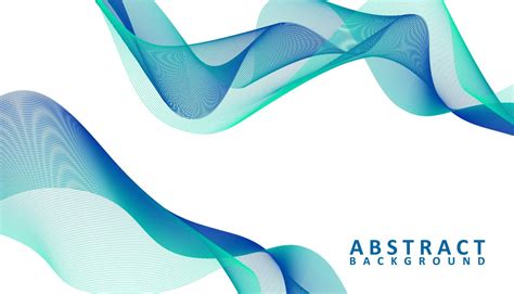 Abstract Blue And Green Wavy Background Vector 17696054 Vector Art At