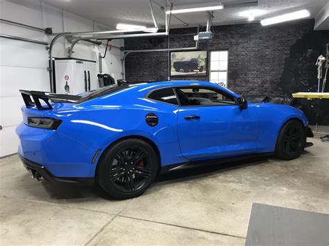 Wrapped My Zl1 1le Voodoo Blue Performance Mods Next Rcamaro