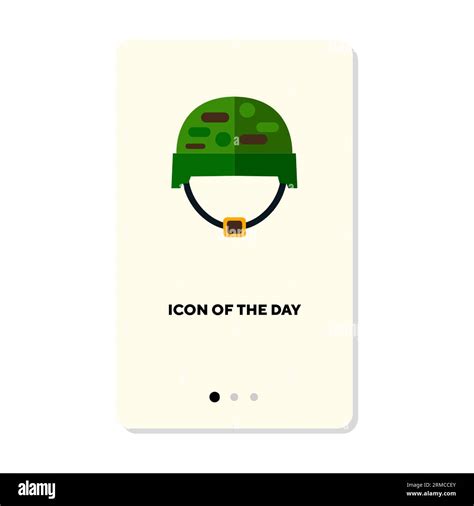 Army Safety Hardhat Or Helmet Flat Icon Stock Vector Image Art Alamy