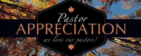 Pastor Appreciation Month Pfwb