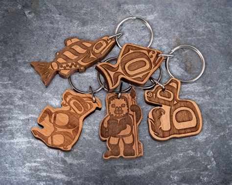 Laser Cut Keychain Assorted Styles Trickster Company