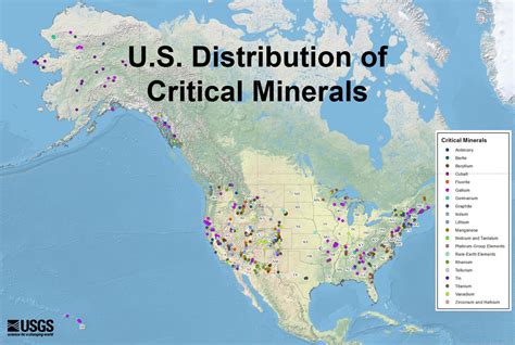 Global Distribution Of Critical Minerals Us Geological Survey
