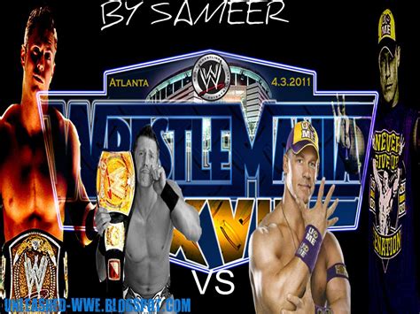 WWE WrestleMania XXVII The Miz Vs John Cena Wallpaper Unleashed WWE WWE Wallpapers WWE RAW
