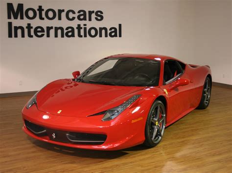 This is mated to a 7 speed dual clutch gearbox. 2013 Ferrari 458 Italia