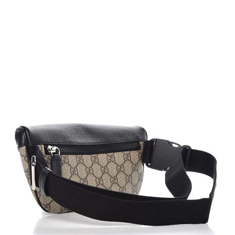 Gucci Gg Supreme Monogram Belt Bag Black 288585 Fashionphile