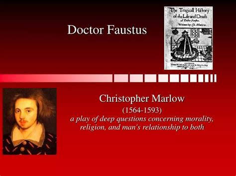 Ppt Doctor Faustus Powerpoint Presentation Free Download Id