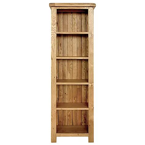 Aylesbury Oak Slim Bookcase Slim Bookcase Dark Wood Bookcase Bookcase