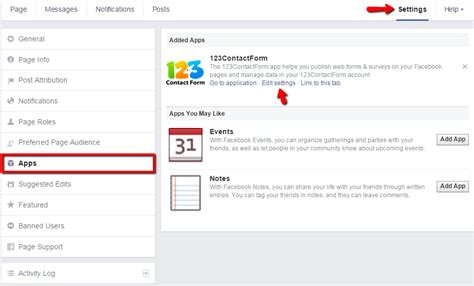 How to change your facebook name using iphone/ipad? How to change the 123ContactForm tab name in Facebook?