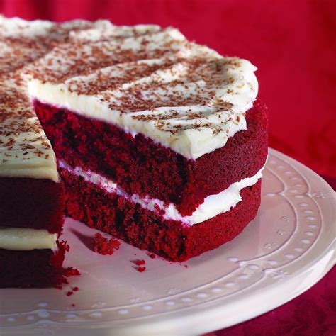 Red Velvet Cake With Cream Cheese Frosting Recipe Eatingwell