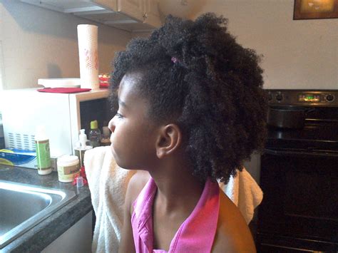 Cornrows are the staple natural hairstyle worn by many little girls. 4c Hair... Wash and Go for kids. | 4c hairstyles, Natural ...