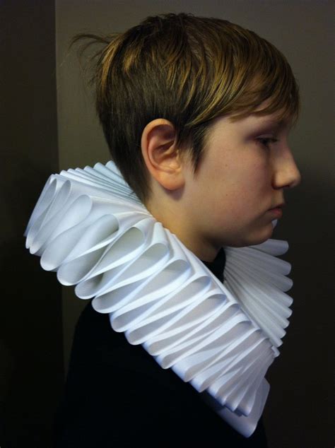 Elizabethan Renaissance Grosgrain Neck Ruff Collar Neck Mardi Gras