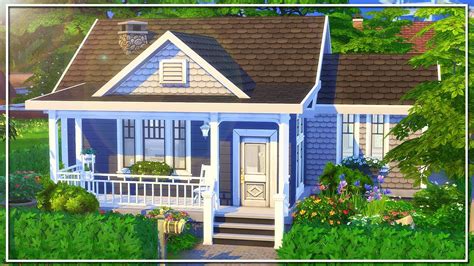 The Sims 4 Speed Build Tiny Starter Home Sims 4 Houses Sims Vrogue