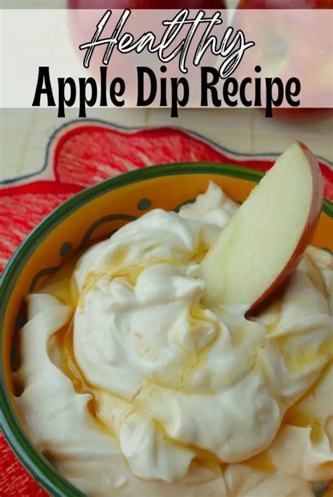 Healthy Apple Dip Recipe Serendipity And Spice