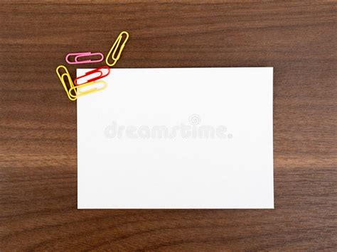 Blank Paper With Pins Stock Image Image Of White Album 61637525