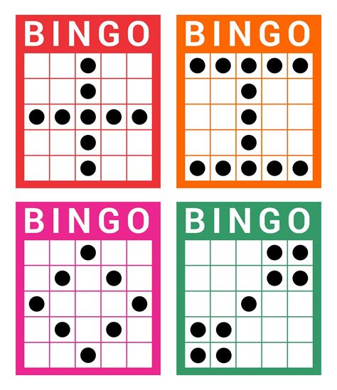 Printable Bingo Board Pattern Examples For All Types Of Bingo Bingo