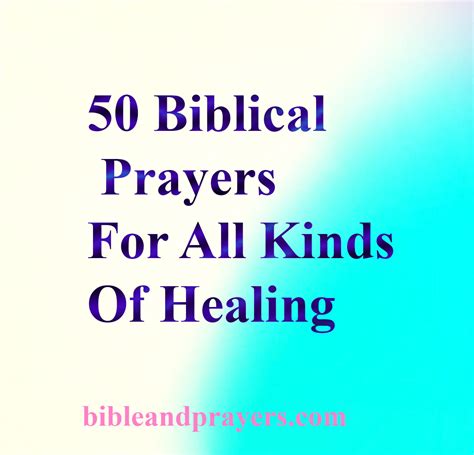 50 Biblical Prayers For All Kinds Of Healing
