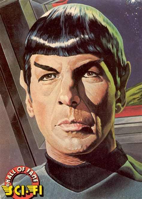 Spock Portrait Sci Fi Hall Of Fame On Behance