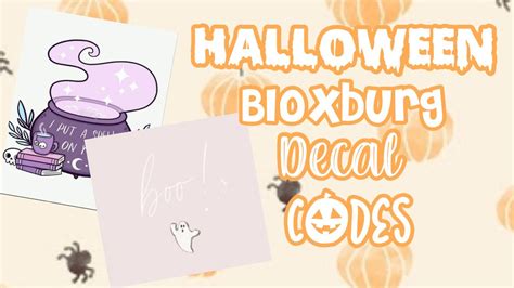 We have also includes some surprise and character ids for you. Halloween decal codes|bloxburg and royal high🕷👻 - YouTube