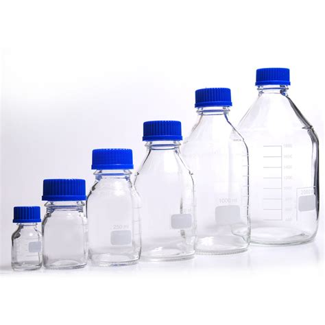Schott Clear Bottles With Gl45 Screw Cap Scilab Supplies