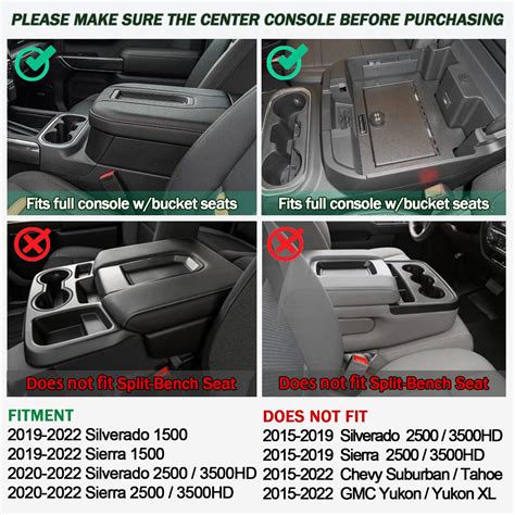 Topinstall Center Console Organizer Tray Compatible With Chevy