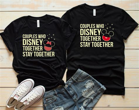 Disney Couple Shirts Disney Matching Shirts Couple Shirts Etsy