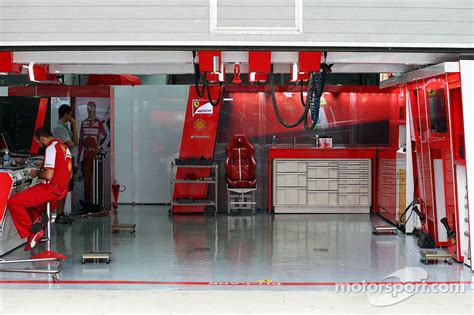 Maybe you would like to learn more about one of these? Ferrari pit garage for Felipe Massa, Ferrari at Korean GP