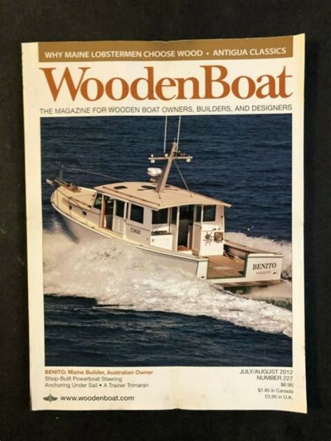 Wooden Boat Magazine Julyaugust 2012 Number 227 Ebay