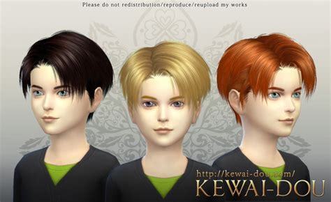 Levi S Hair For Child Male The Sims 4 Catalog
