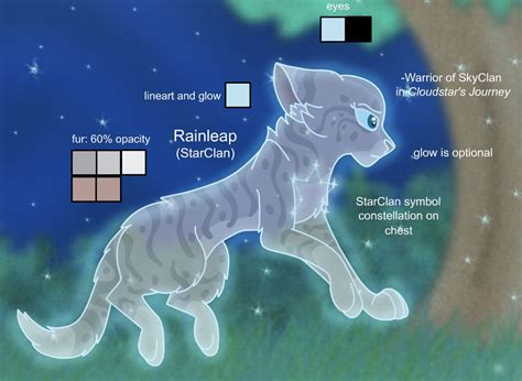 Warriors Design 1293 Rainleap Starclan By Thedawnmist On Deviantart