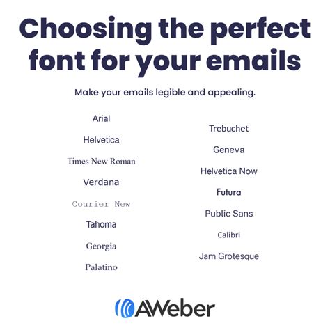 Best Fonts For Emails How To Make Your Emails Look Great And Easy To