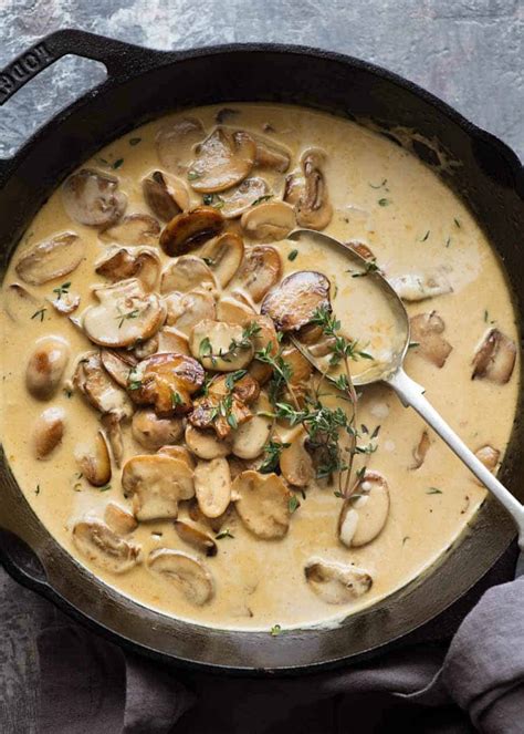 Homemade condensed cream of mushroom soup is a simple, healthy substitute for store bought canned soup and tastes so much better! A Mushroom Sauce for Everything! - The Cookbook Network