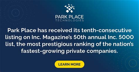 Park Place Technologies On Linkedin Park Place Technologies Named On