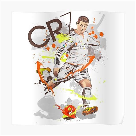 Cristiano Ronaldo 07 Poster By Danieljos Redbubble