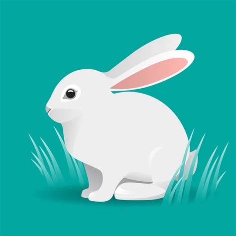 Bunny Rabbit Cartoon Vector Icon — Stock Vector © Briangoff 101397656