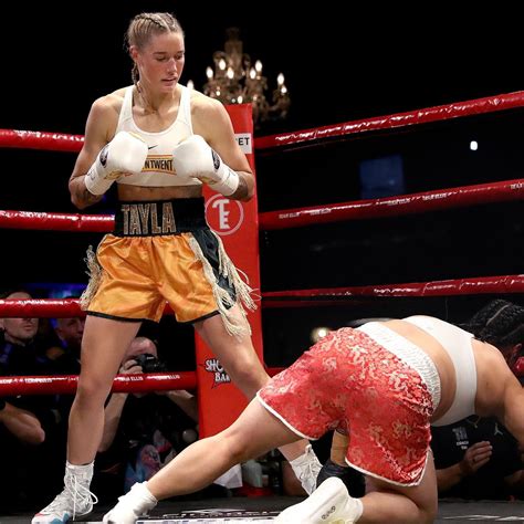 Australian National Boxing Federation Tayla Harris Dominated Connie Chan