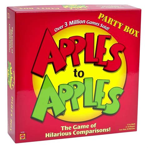 New Factory Sealed Mattel Apples To Apples Party Box Game With Free Shipping 746775321543 Ebay