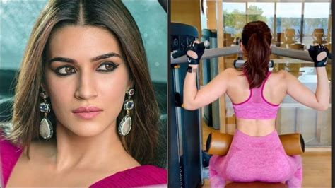 Kriti Sanon Adds Oomph Factor To Sunday Workout At Gym Flaunts Her