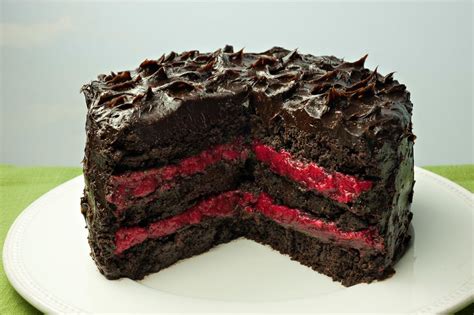 Paleo Chocolate Cake With Raspberry Filling Janes