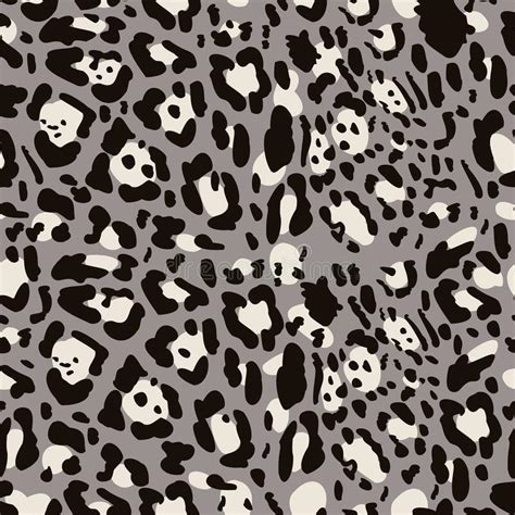 Snow Leopard Seamless Texture Stock Illustrations 336 Snow Leopard Seamless Texture Stock