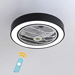 The cool new exhale fan is the world's first bladeless ceiling fan that generates a smooth cyclonic airflow that feels like a calm breeze blowing from the side instead of straight down. Amazon.com: Ceiling Fan LED 80 W Remote Control 3-Color ...