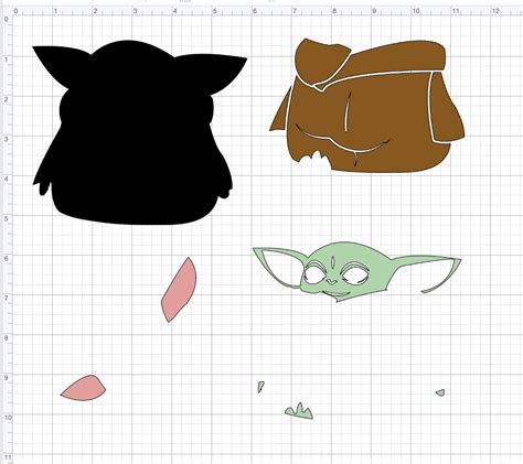 Baby Yoda SVG For Cricut Create Your Own Baby Yoda Products