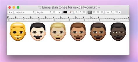 How To Access And Use Different Emoji Skin Tones On Mac