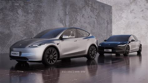 2024 Tesla Model Y Digitally Borrows Model 3 Highland Design Looks