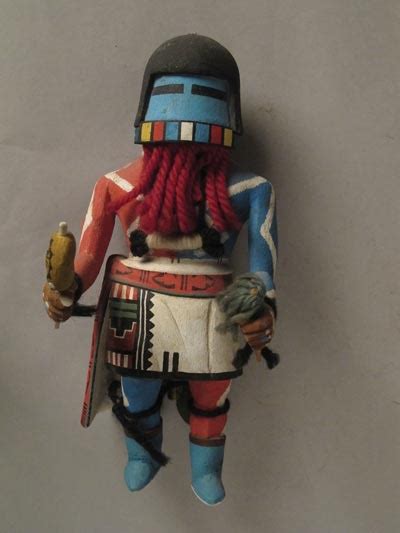 Antique Hopi Kachina Dolls Red Beard Long Hair Kachina C 1960