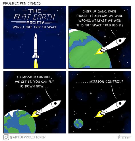 Prolific Pen Comics в Twitter New Comic The Flat Earth Society Wins