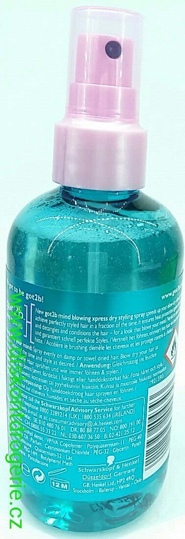 got2b md blowing xpress dry styling spray 200ml pump drogerie parfémy bio produkty