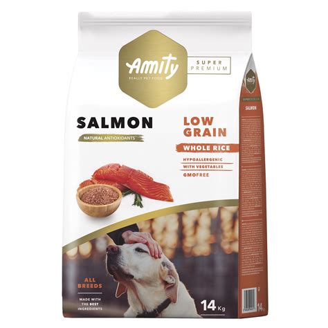 Amity Super Premium Low Grain Adult Száraz Kutyaeledel Lazac 14 Kg