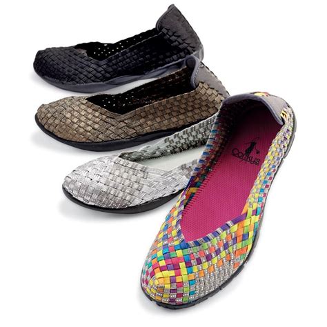 Stretch Ballet Woven Flat Shoes Slip On 3298 Ballet Flat Shoes