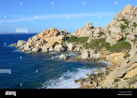 Sea In Cala Spinosa Bay Capo Testa Sardinia Italy Stock Photo Alamy