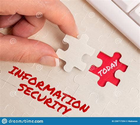 Inspiration Showing Sign Information Security Business Approach